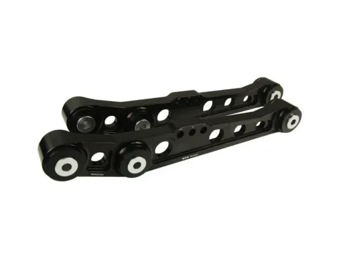 BLOX Racing V2 Billet Rear Lower Control Arms Poly Bushings 96-00 Honda Civic – Black