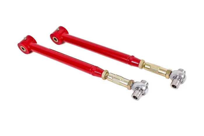 BMR 05-14 S197 Mustang On-Car Adj. Lower Control Arms / Rod End Combo (Polyurethane) – Red9.6 lb
