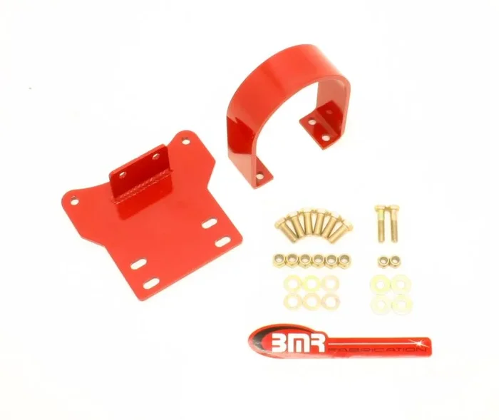 BMR 14-17 Chevy SS Auto Transmission Front Driveshaft Safety Loop – Red