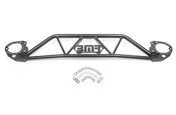 BMR 15-20 Ford Mustang Front Twin Tube Design Strut Tower Brace – Black Hammertone
