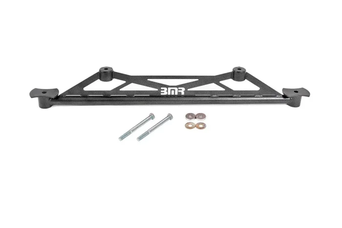 BMR 16-17 6th Gen Camaro Rear Of Rear Cradle Brace – Black Hammertone