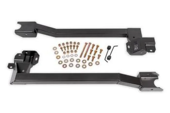 BMR 74-81 GM 2nd Gen F-Body Bolt-On Subframe Connectors – Black Hammertone