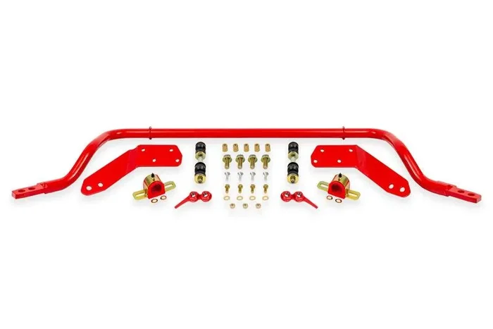 BMR 78-87 G-Body Front Sway Bar Kit – 1.25in Hollow – 2-Hole Adjustable – Red