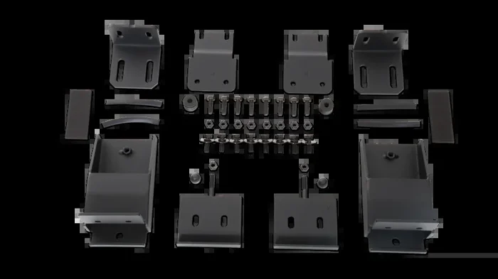 Body Armor 4×4 07-18 Jeep Wrangler JK Roof Rack Mount Kit