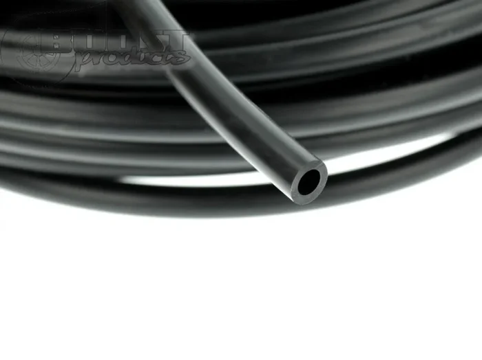 BOOST products Silicone Vacuum Hose 13/64″ ID, Black, 5m (15ft) Roll