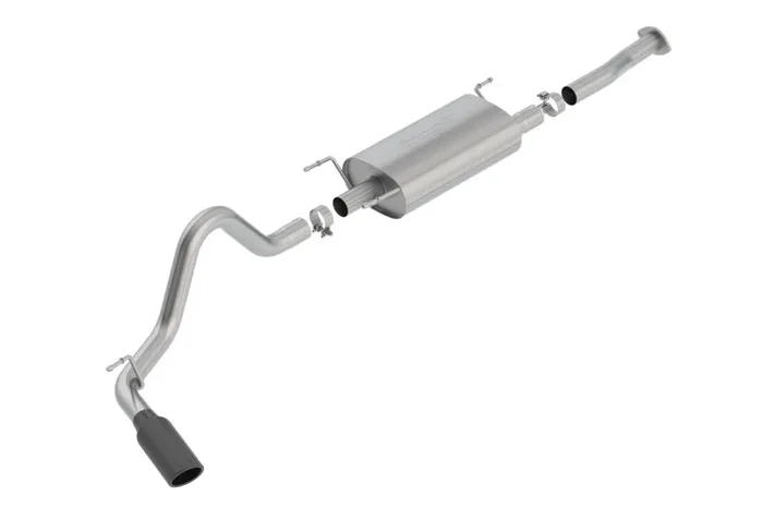 Borla 16-18 Toyota Tacoma 3.5L AT 4DR CC Short Bed S-Type SS Catback Exhaust – Black Chrome Tip