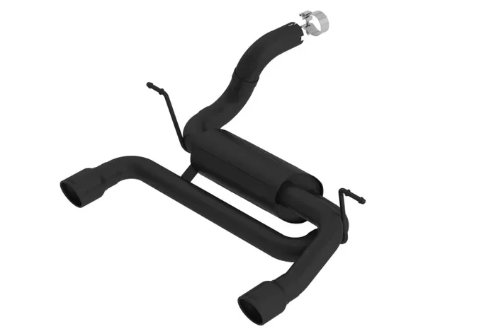 Borla 18-19 Jeep Wrangler JL/JLU 2.0L 4Cyl 2DR/4DR Axle Back Exhaust ATAK w/ 2.5in Tips – Black