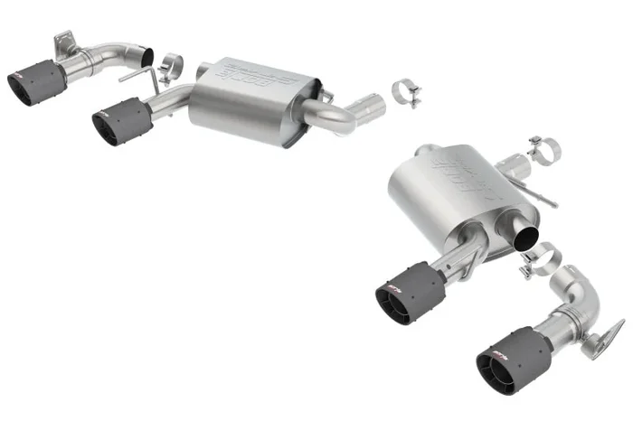 Borla 2016-2017 Chevrolet Camaro SS AT/MT RWD S-type Exhaust (w/ Dual Mode Valves) – Black CF Tip