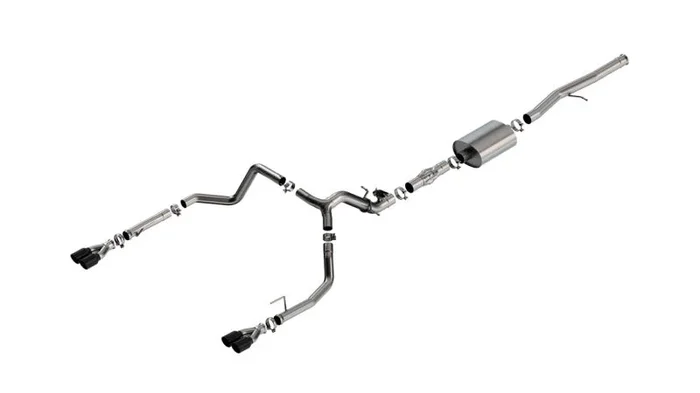 Borla 2024 Chevy Silverado 1500 6.2L V8 ATAK Catback Exhaust w/ Simulator – Black Chrome
