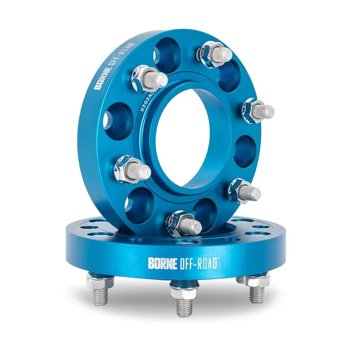 Borne Off-Road Wheel Spacers – 6×139.7 – 78.1 – 50mm – M14x1.5 – Blue