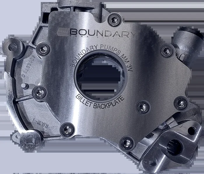 Boundary 99-15 Ford Modular Motor (All Types) V8 Oil Pump Assembly w/Billet Back Plate
