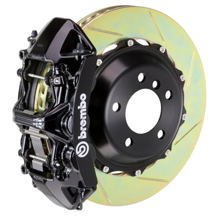 Brembo 01-07 C-Class/Includ. AMG Front GT BBK 6 Piston Cast 355×32 2pc Rotor Slotted Type1-Black