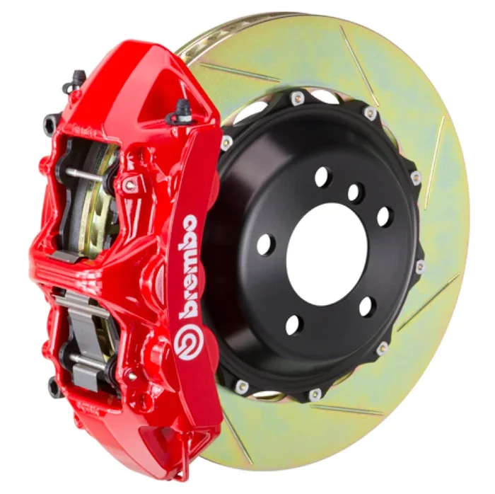 Brembo 05-08 997.1 C2 (Excl PCCB) Fr GT BBK 6Pis Cast 380×32 2pc Rotor Slotted Type1-Red