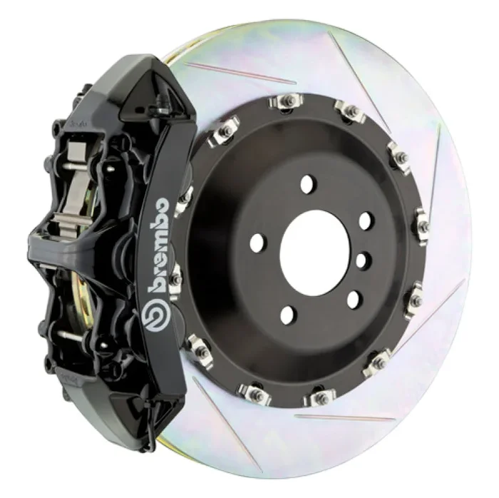 Brembo 06-11 ML63 (W164) Front GT BBK 6 Piston Cast 405×34 2pc Rotor Slotted Type-1-Black