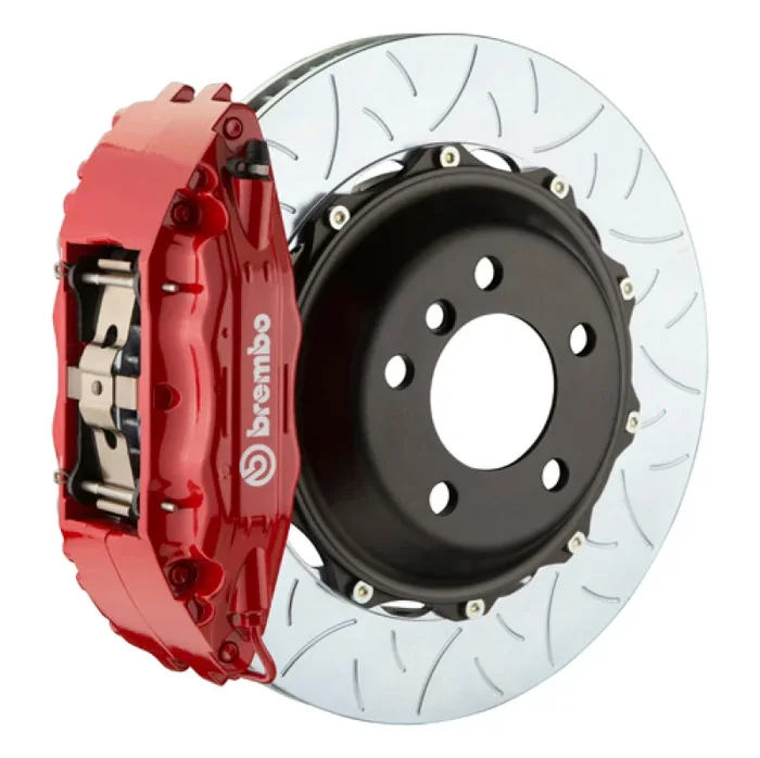 Brembo 08-14 WRX/15-21 WRX Front GT BBK 6 Piston Cast 355×32 2pc Rotor Slotted Type3-Red