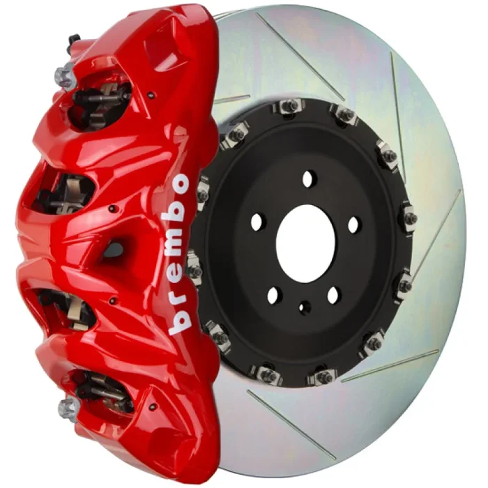 Brembo 09-13 X5M Front GT BBK 8 Piston Cast 412×38 2pc Rotor Slotted Type1 -Red
