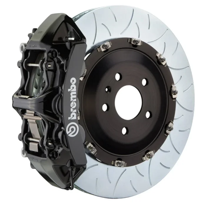 Brembo 10-12 Range Rover Front GT BBK 6 Piston Cast 405×34 2pc Rotor Slotted Type-3-Black