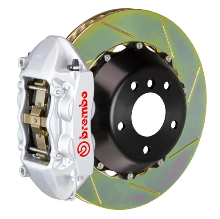 Brembo 12-16 991.1 C2 Rear GT BBK 4 Piston Cast 380×28 2pc Rotor Slotted Type1-Silver