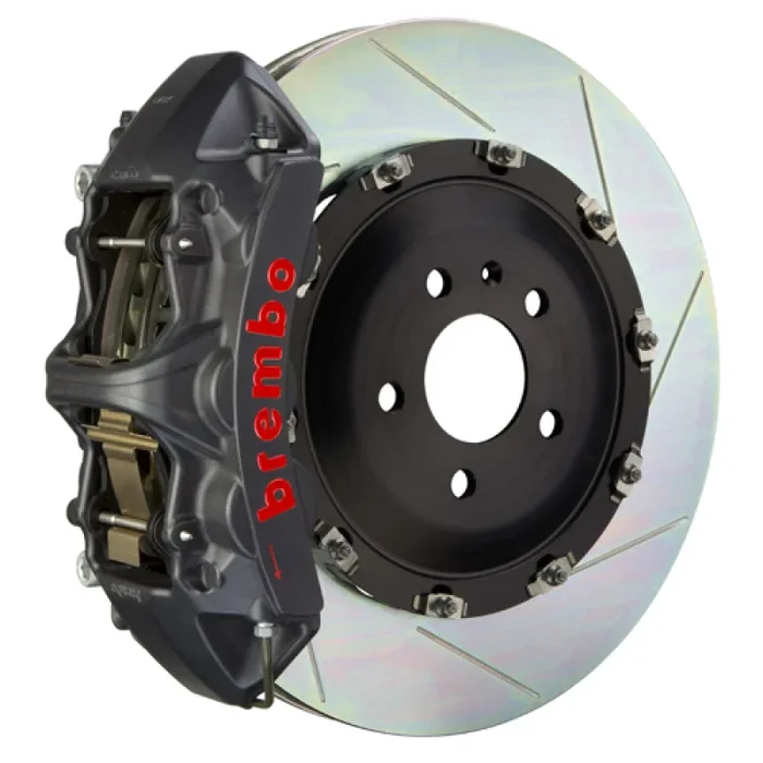 Brembo 14-20 F-Type S (Excl RWD) Fr GTS BBK 6Pist Cast 405×34 2pc Rotor Slotted Type1-Black HA