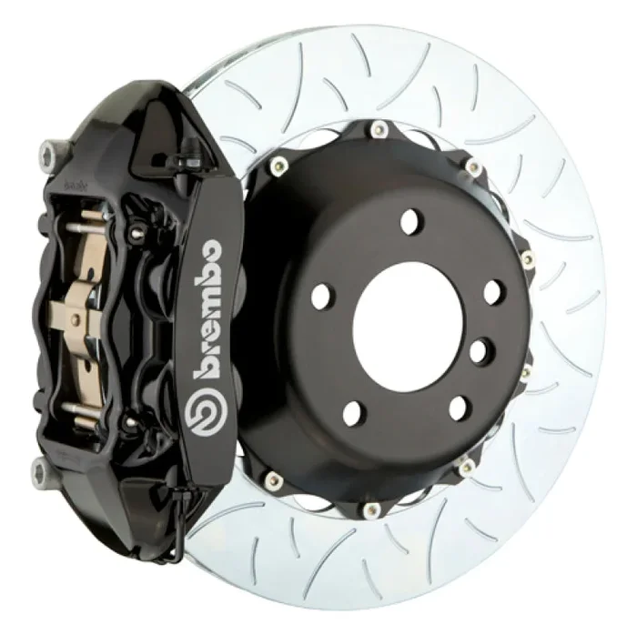 Brembo 17+ LC500/18+ LS500 Rear GT BBK 4 Piston Cast 380×28 2pc Rotor Slotted Type-3-Black