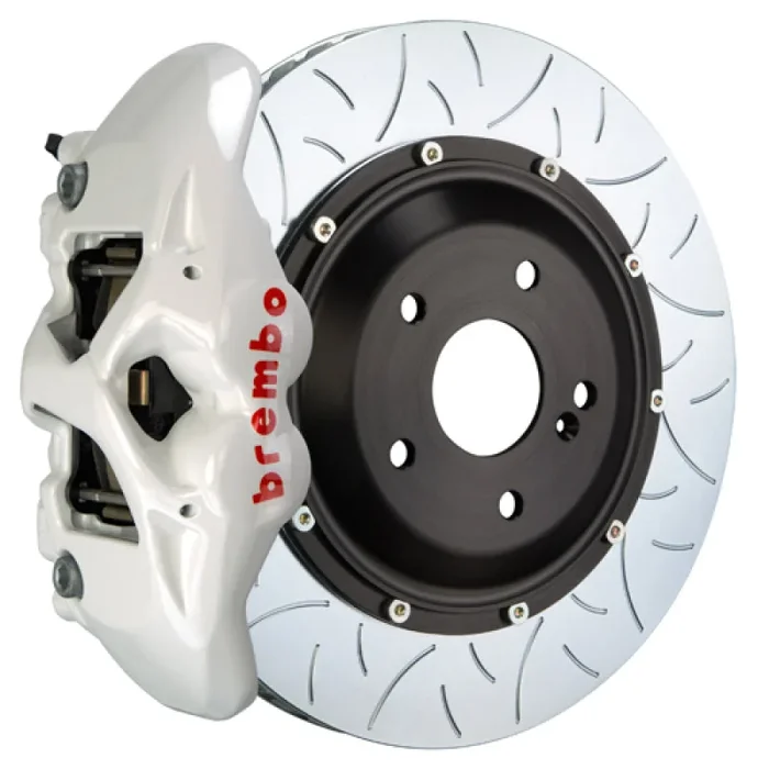 Brembo 18+ SQ5 (FY) Front GT BBK 6 Piston Cast 405×34 2pc Rotor Slotted Type-3- White