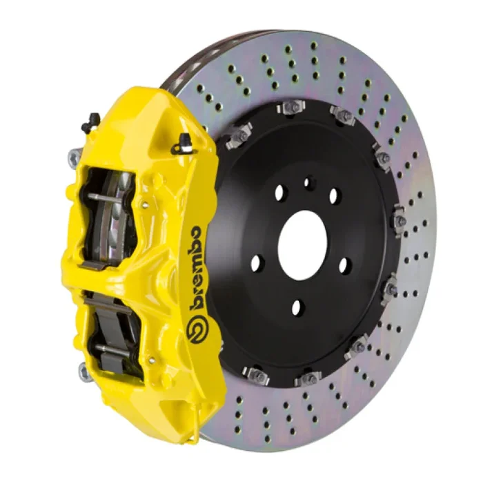 Brembo 24+ BMW M30i/530i xDrive/24+ 540i xDrive Fr GT BBK 6 Pist Cast 405×34 2pc Rotor Drl- Yellow
