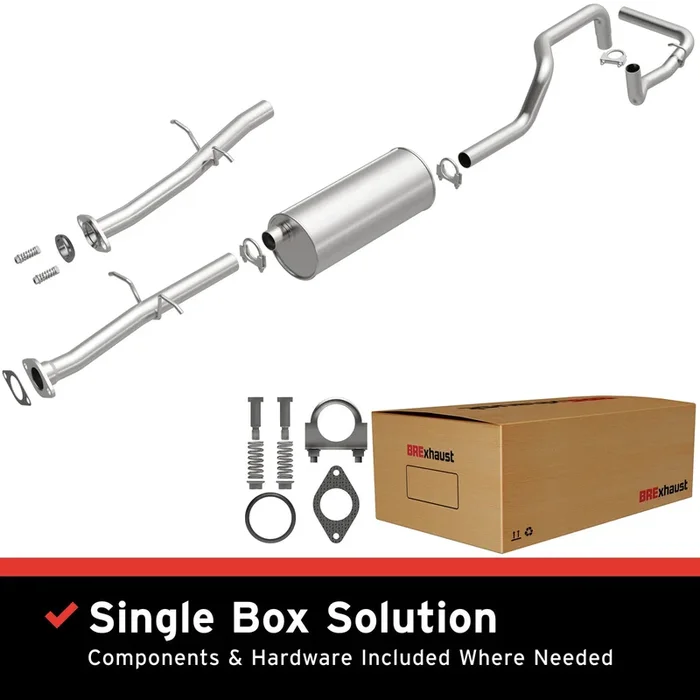 BRExhaust 1986-1992 Ford Ranger Direct-Fit Replacement Exhaust System36.0 lb