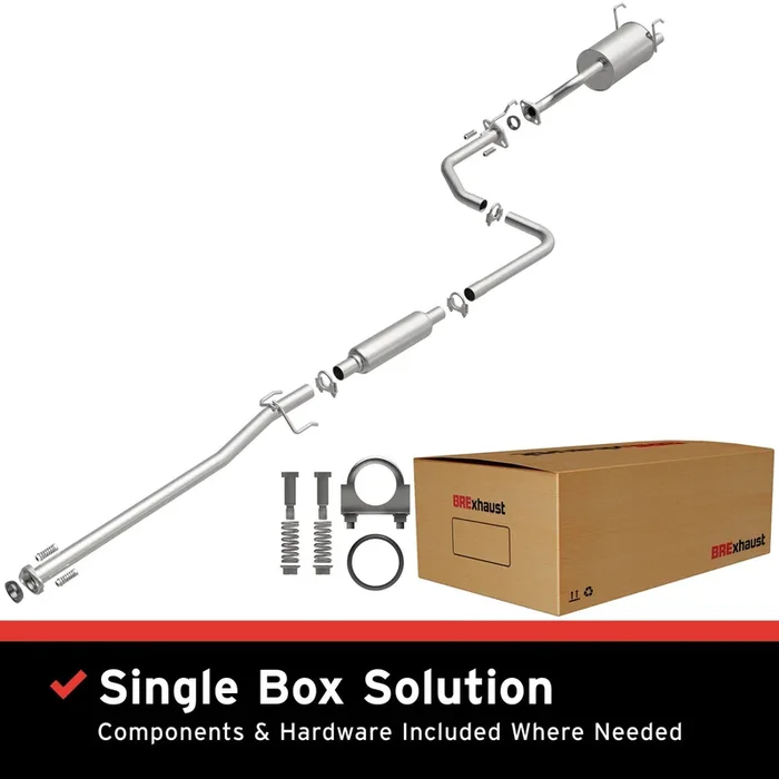 BRExhaust 1992-2000 Honda Civic Direct-Fit Replacement Exhaust System38.0 lb