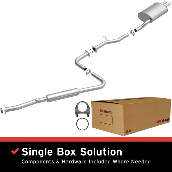 BRExhaust 1995-1997 Honda Accord 2.7L Direct-Fit Replacement Exhaust System40.0 lb
