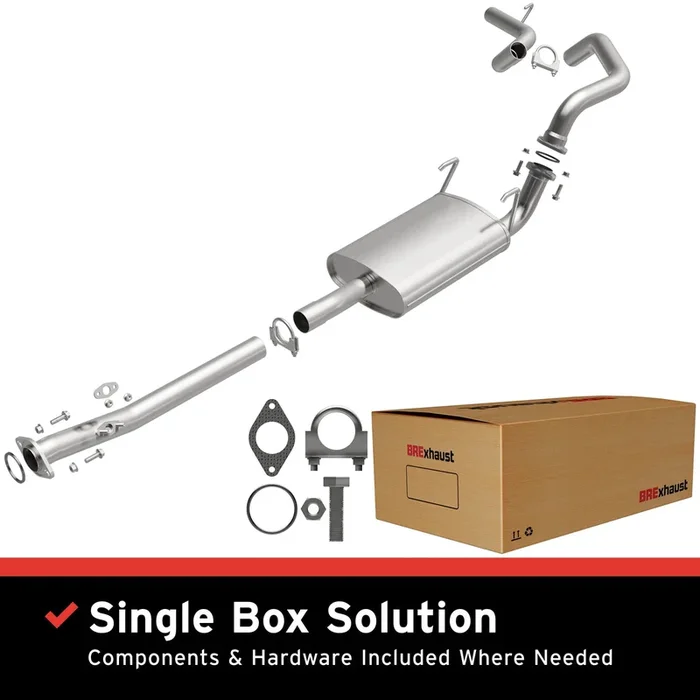 BRExhaust 1996-2000 Toyota 4Runner 3.4L Direct-Fit Replacement Exhaust System34.0 lb
