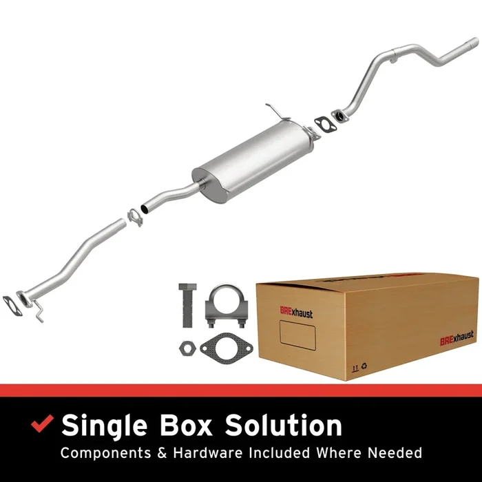 BRExhaust 1998-2000 Kia Sportage 2.0L Direct-Fit Replacement Exhaust System25.0 lb