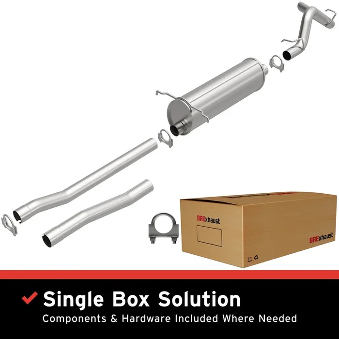 BRExhaust 2000-2003 Dodge Dakota 3.9L Direct-Fit Replacement Exhaust System40.0 lb