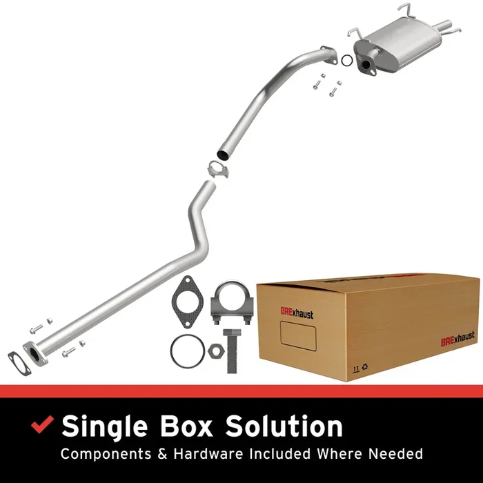 BRExhaust 2000-2006 Nissan Sentra 1.8L Direct-Fit Replacement Exhaust System27.0 lb