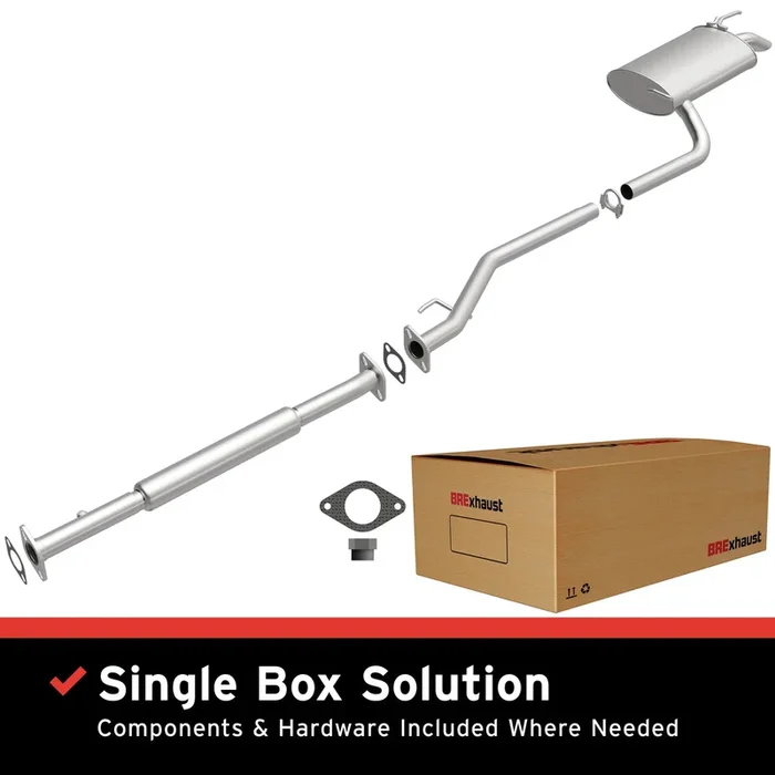 BRExhaust 2002-2005 Hyundai Sonata 2.7L Direct-Fit Replacement Exhaust System42.0 lb
