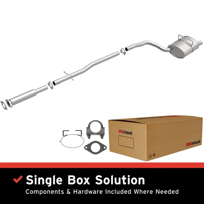 BRExhaust 2002-2008 Mini Cooper 1.6L Direct-Fit Replacement Exhaust System42.0 lb