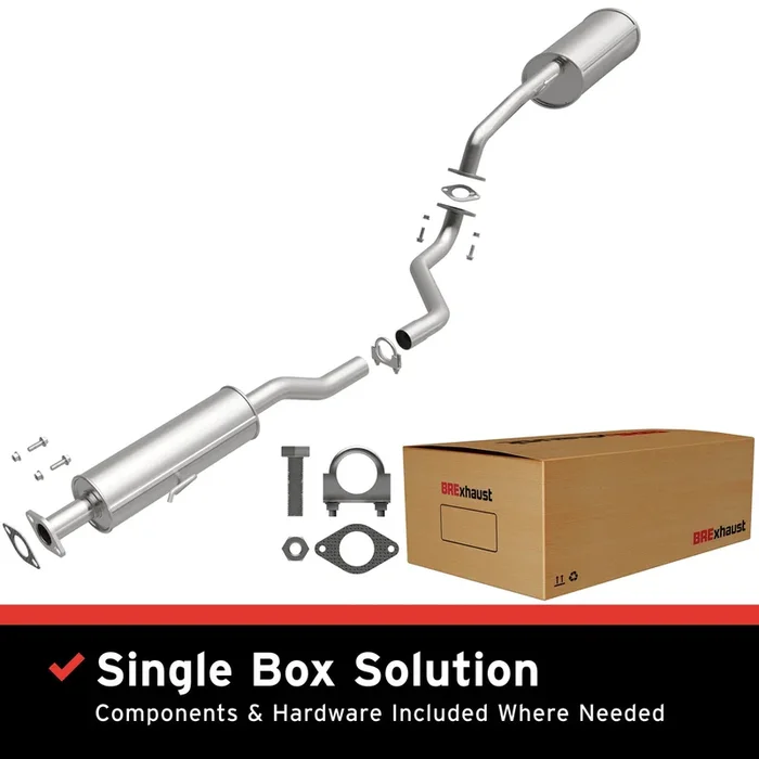 BRExhaust 2011-2013 Kia Forte 2.0L Direct-Fit Replacement Exhaust System23.0 lb