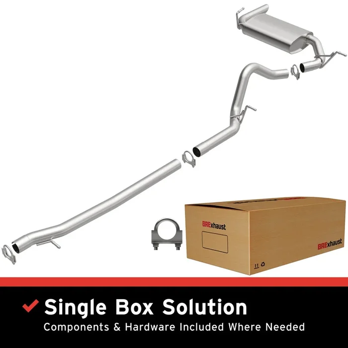 BRExhaust 2012-2018 Jeep Direct-Fit Replacement Exhaust System45.0 lb