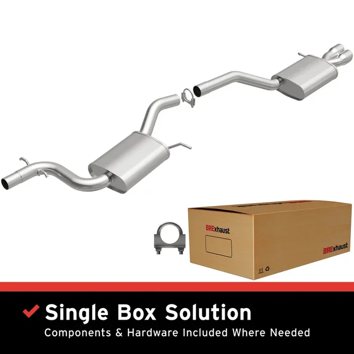 BRExhaust 2012-2018 Volkswagen Jetta Direct-Fit Replacement Exhaust System34.0 lb