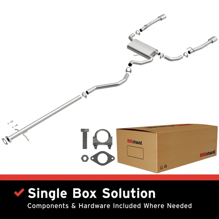 BRExhaust 2013-2016 Dodge Dart Direct-Fit Replacement Exhaust System46.0 lb