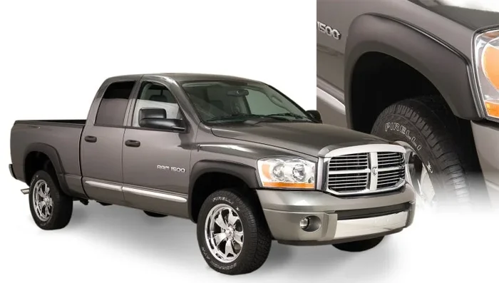 Bushwacker 02-08 Dodge Ram 1500 Fleetside OE Style Flares 4pc 97.9/98.3in Bed – Black