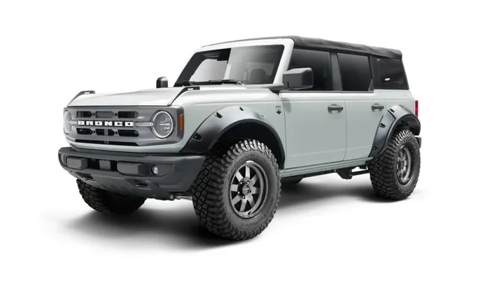 Bushwacker 2021+ Ford Bronco 4-Door Pocket Style Flares 4pc – Black