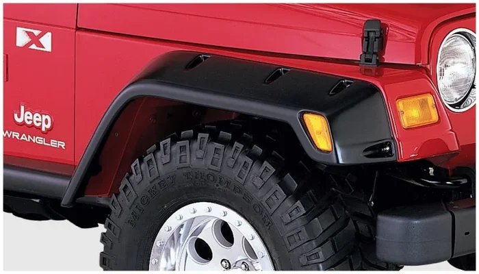 Bushwacker 97-06 Jeep TJ Max Pocket Style Flares 2pc – Black