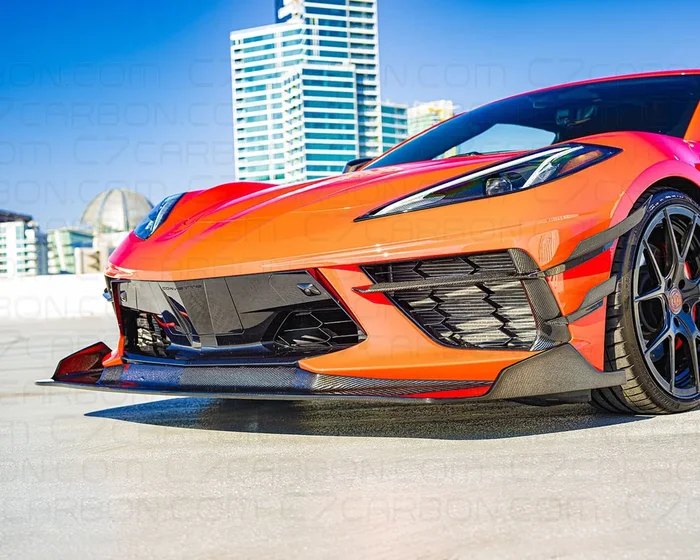 C7 Carbon Corvette C8 | Legacy Edition Front Splitter Stage-3