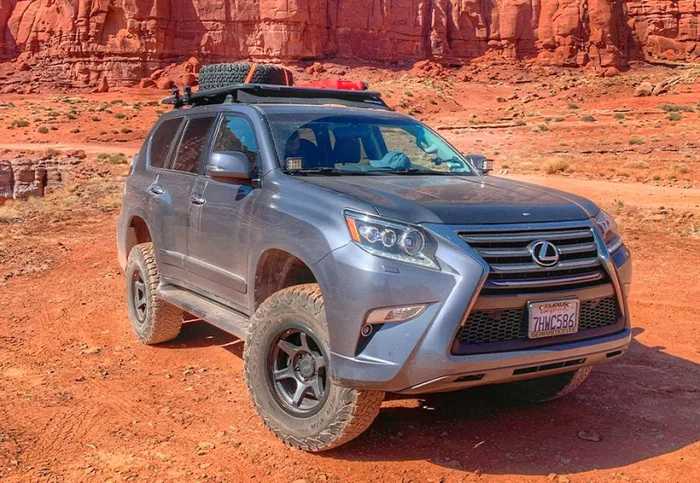 Cali Raised 10-22 Lexus GX 460 Low Profile LED Ditch Light Brackets Kit – Led Pods/No Switch