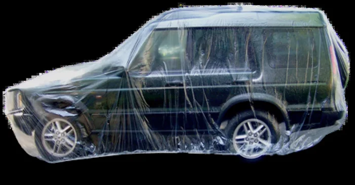 Car Cover, Disposable Clear, Large