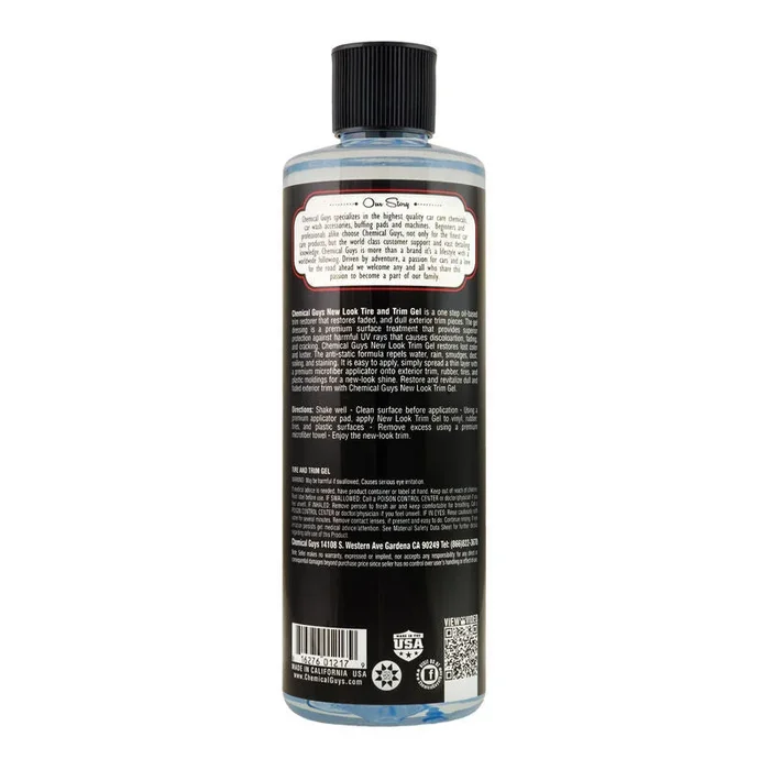 Chemical Guys Tire & Trim Gel for Plastic & Rubber – 16oz