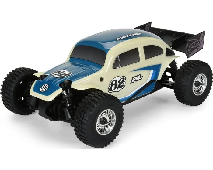 Class 1 VW Bug Blue Race Body Conversion Kit and Flat Iron Tires