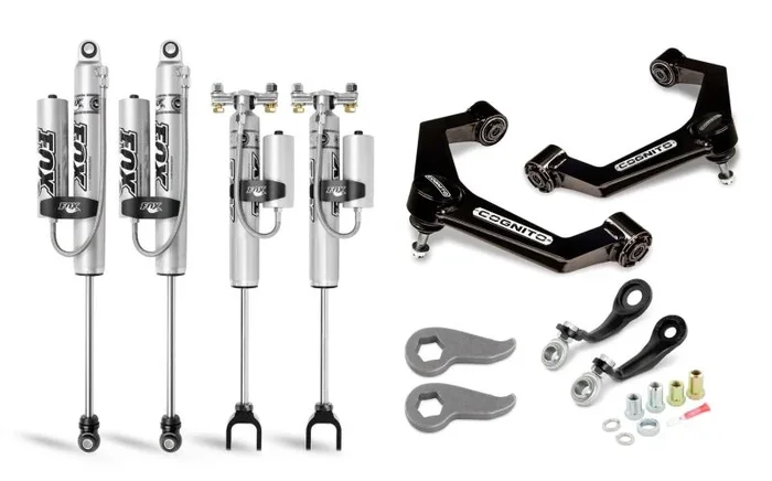 Cognito 20-24 Chevy/GMC Silv/Sierra 2500/3500 HD 2WD/4WD 3in Premier Leveling Kit w/ Fox PSRR 2.088.5 lb