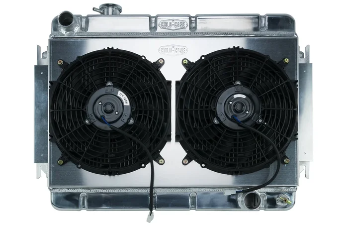Cold Case Radiators 66-67 Chevelle Radiator & Dual 12in Fan Kit AT