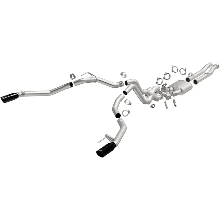 Competition Series Black Chrome Tips Cat-Back System75.0 lb
